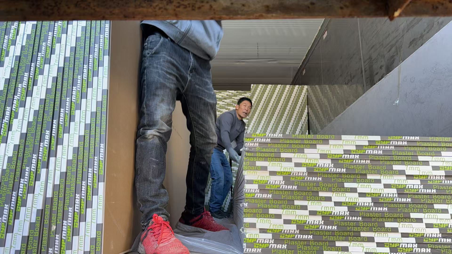 South Africa MAX plasterboard loaded for export